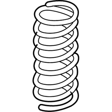 2006 Mercedes-Benz CLK500 Coil Springs - 210-324-36-04