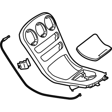 Mercedes-Benz 205-680-76-06-64 Center Panel