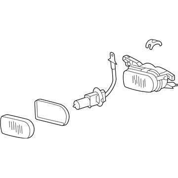 2003 Mercedes-Benz C32 AMG Daytime Running Lights - 215-820-05-56