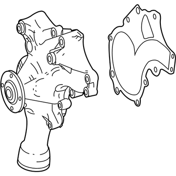 Mercedes-Benz CLS63 AMG Water Pump - 156-200-02-01