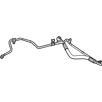 Mercedes-Benz 220-320-54-72 Lower Pressure Hose