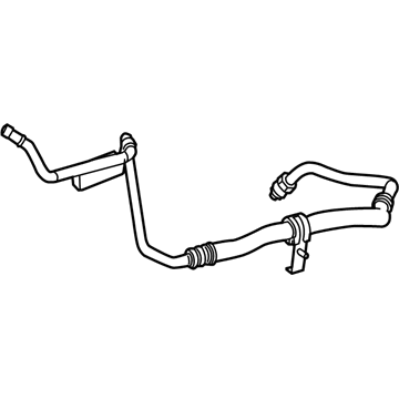 Mercedes-Benz 220-997-08-52 Power Steering Return Hose