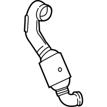 2018 Mercedes-Benz GLA250 Catalytic Converter - 176-490-04-14-80