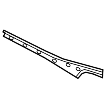 Mercedes-Benz 222-840-09-40-5E75 Side Molding