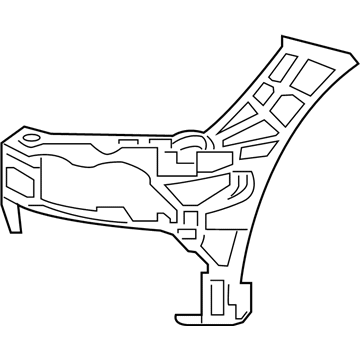 Mercedes-Benz 218-885-35-65 Mount Panel