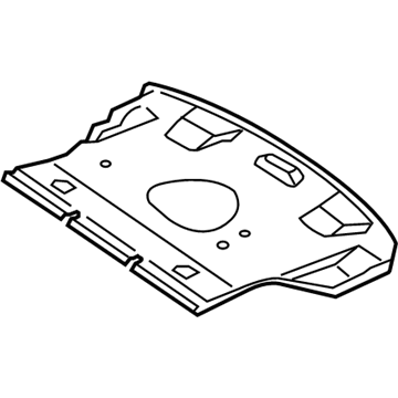 Mercedes-Benz 221-693-00-91-9F28 Under Cover