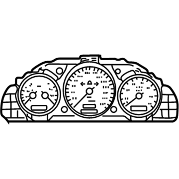 2004 Mercedes-Benz SLK230 Instrument Cluster - 170-540-57-11