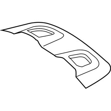 Mercedes-Benz 205-690-92-06-9J24 Trim Cover