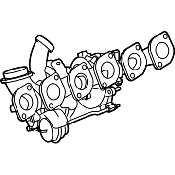 2005 Mercedes-Benz SL600 Turbocharger - 275-090-24-80-80