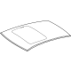 Mercedes-Benz 206-650-03-00 Front Roof Panel