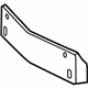 Mercedes-Benz 172-885-04-81 License Bracket