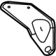 Mercedes-Benz 190-641-23-00 Lower Bracket