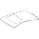 Mercedes-Benz 290-650-01-00 Roof Panel