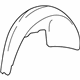 Mercedes-Benz 164-884-47-22-64 Wheelhouse Liner