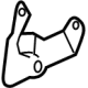 Mercedes-Benz 213-492-28-00 Catalytic Converter Bracket