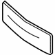 Mercedes-Benz 204-817-01-78 License Bracket