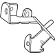 Mercedes-Benz 232-545-52-01 Fuse Box Bracket