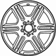 Mercedes-Benz 204-401-41-02-80 Wheel, Alloy