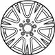 Mercedes-Benz 204-401-26-02-9709 Wheel, Alloy