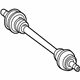 Mercedes-Benz 221-350-08-10 Axle Assembly