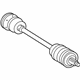 Mercedes-Benz 203-350-19-02 Axle Assembly