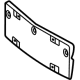 Mercedes-Benz 247-885-69-04 License Bracket