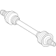 Mercedes-Benz 296-350-47-00 Axle Assembly