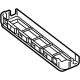 Mercedes-Benz 213-504-00-00 Auxiliary Radiator Lower Support