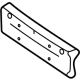 Mercedes-Benz 167-885-00-00 License Bracket