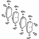 Mercedes-Benz 000-420-23-06 Brake Pads