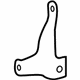 Mercedes-Benz 246-492-02-41 Converter & Pipe Bracket