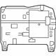 Mercedes-Benz 247-540-24-06 Control Module Bracket