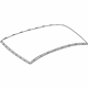 Mercedes-Benz 205-650-37-00 Roof Panel