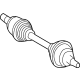 Mercedes-Benz 232-330-35-01 Axle Assembly