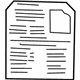 Mercedes-Benz 208-545-20-00 Fuse Box Label