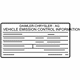 Mercedes-Benz 270-221-22-00 Emission Label