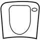 Mercedes-Benz 220-680-04-39-1000 Trim Bezel