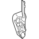 Mercedes-Benz 253-476-00-36 Purge Valve Lower Bracket