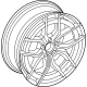 Mercedes-Benz 206-401-67-00-7X23 Wheel