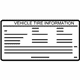 Mercedes-Benz 217-584-24-01 Tire Info Label