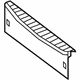 Mercedes-Benz 222-690-24-04 Rear Panel Trim