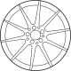 Mercedes-Benz 290-401-12-00-7X71 Wheel