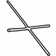 Mercedes-Benz 220-640-00-19 Stiffener