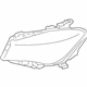 Mercedes-Benz 117-906-10-01 Headlamp Assembly