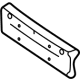 Mercedes-Benz 167-885-19-09 License Bracket