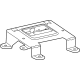 Mercedes-Benz 247-545-87-00 Control Module Bracket