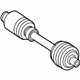 Mercedes-Benz 220-330-00-01 Axle Assembly