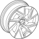 Mercedes-Benz 254-401-52-00-7X23 Wheel, Alloy