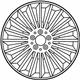 Mercedes-Benz 222-401-15-02-7X45 Wheel