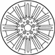 Mercedes-Benz 222-401-17-02-7756 Wheel